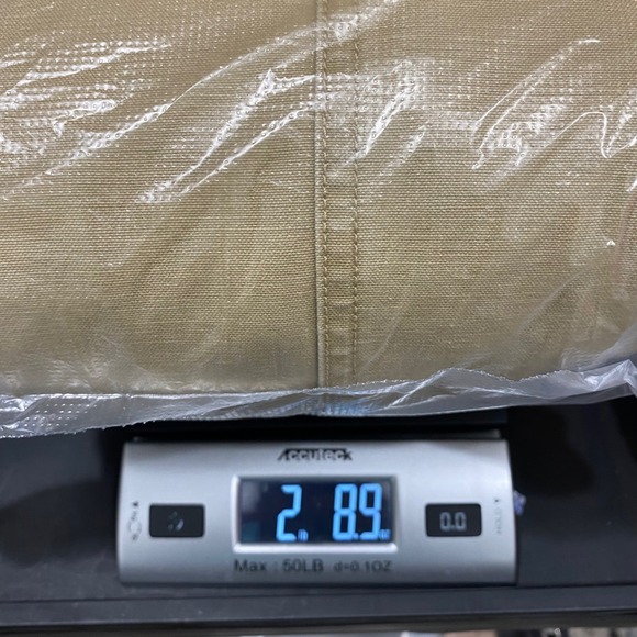 LL Bean Chore Original Field Coat Tan Cotton Canvas Thinsulate Jacket Y2K 90s - Picture 11 of 11